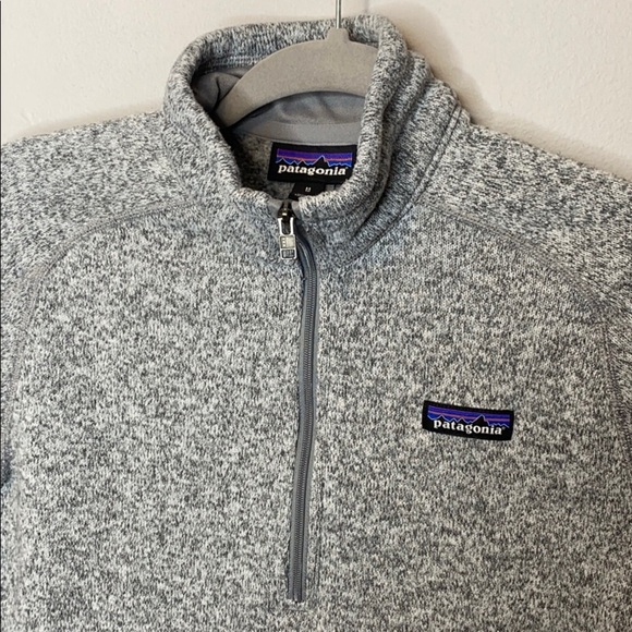 Patagonia | Women’s Grey Better Sweater 1/4 Zip Size Medium - Picture 4 of 8